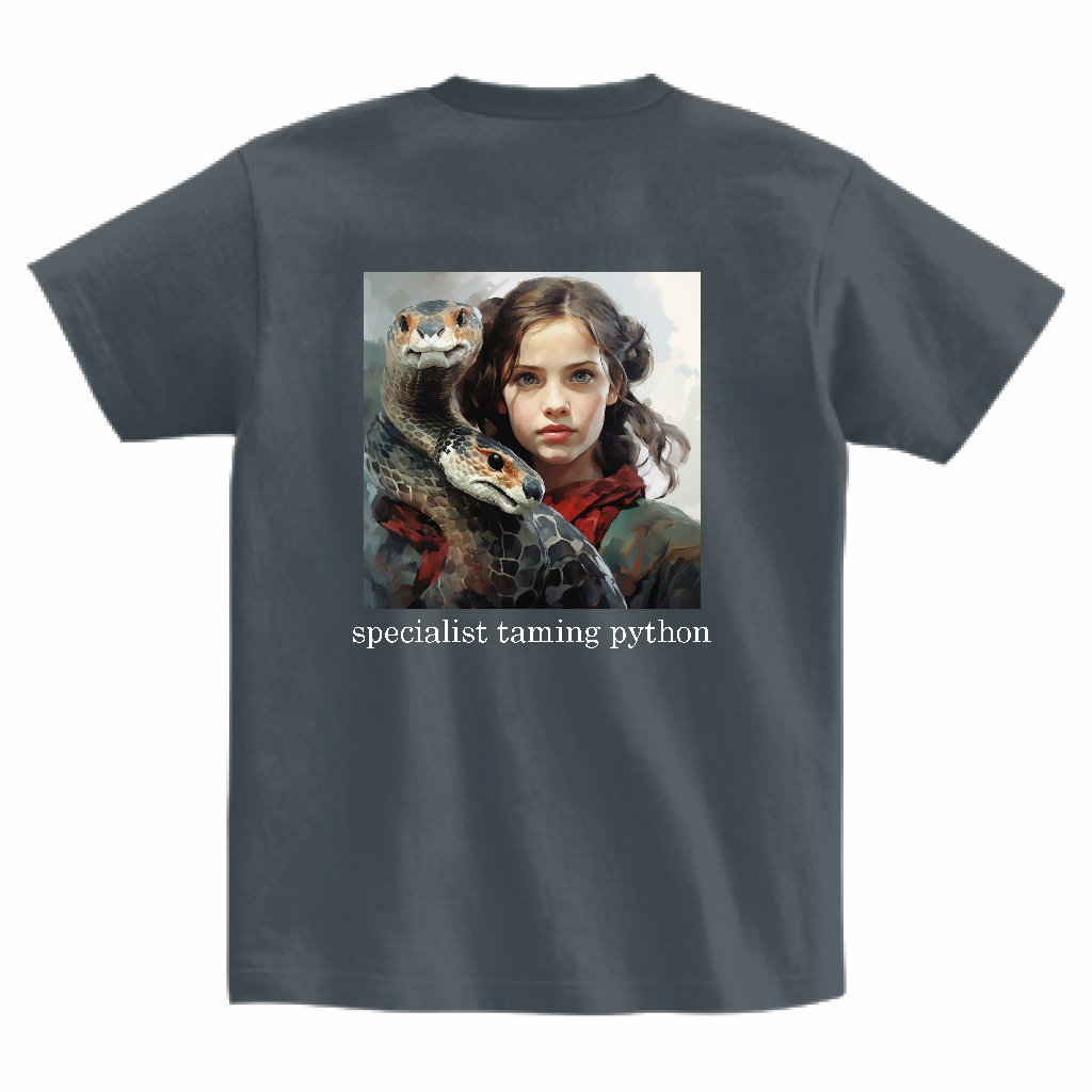 "specialist taming python" Tshirts